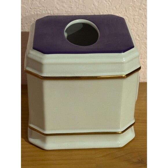K-State Wildcats Ceramic Tissue Box Cover - Picture 7 of 8